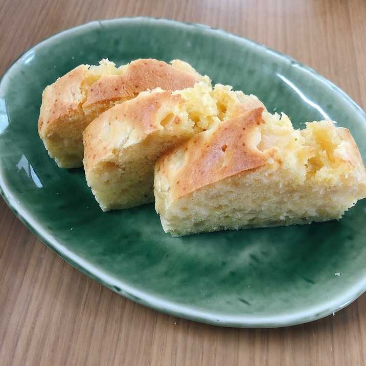 バター少なめ♪桃の缶詰でパウンドケーキ